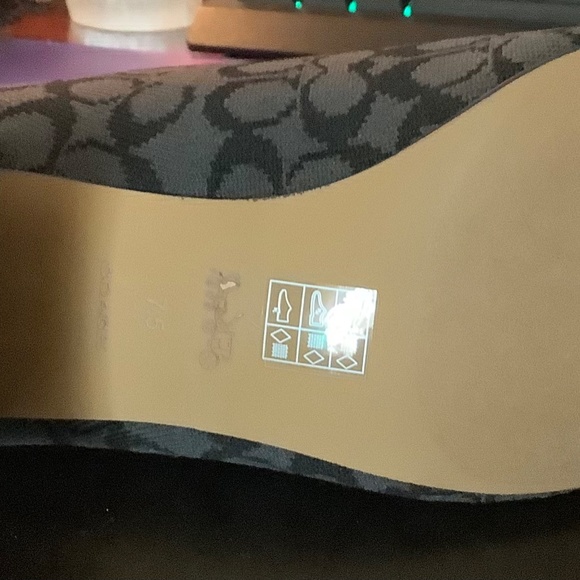 Coach booties gray and black size 7.5 - Picture 5 of 5